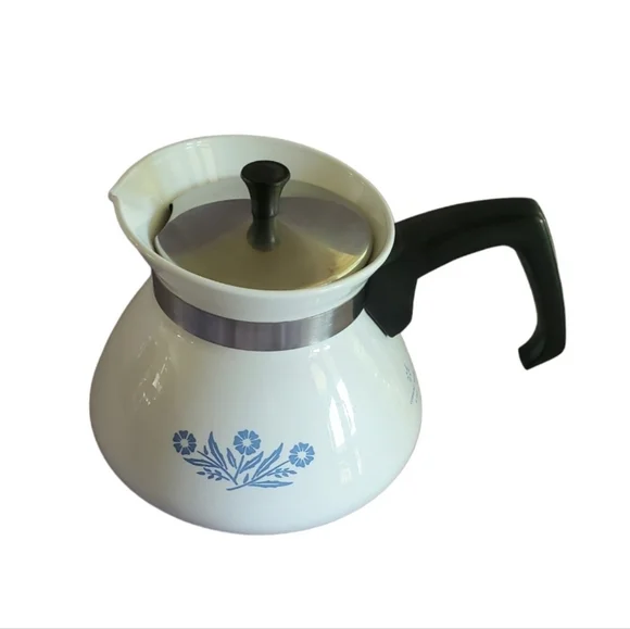 Corning Ware Blue Cornflower Teapot - Picture 2 of 5